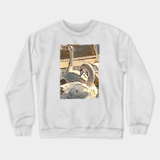 Swans' Dreams Crewneck Sweatshirt